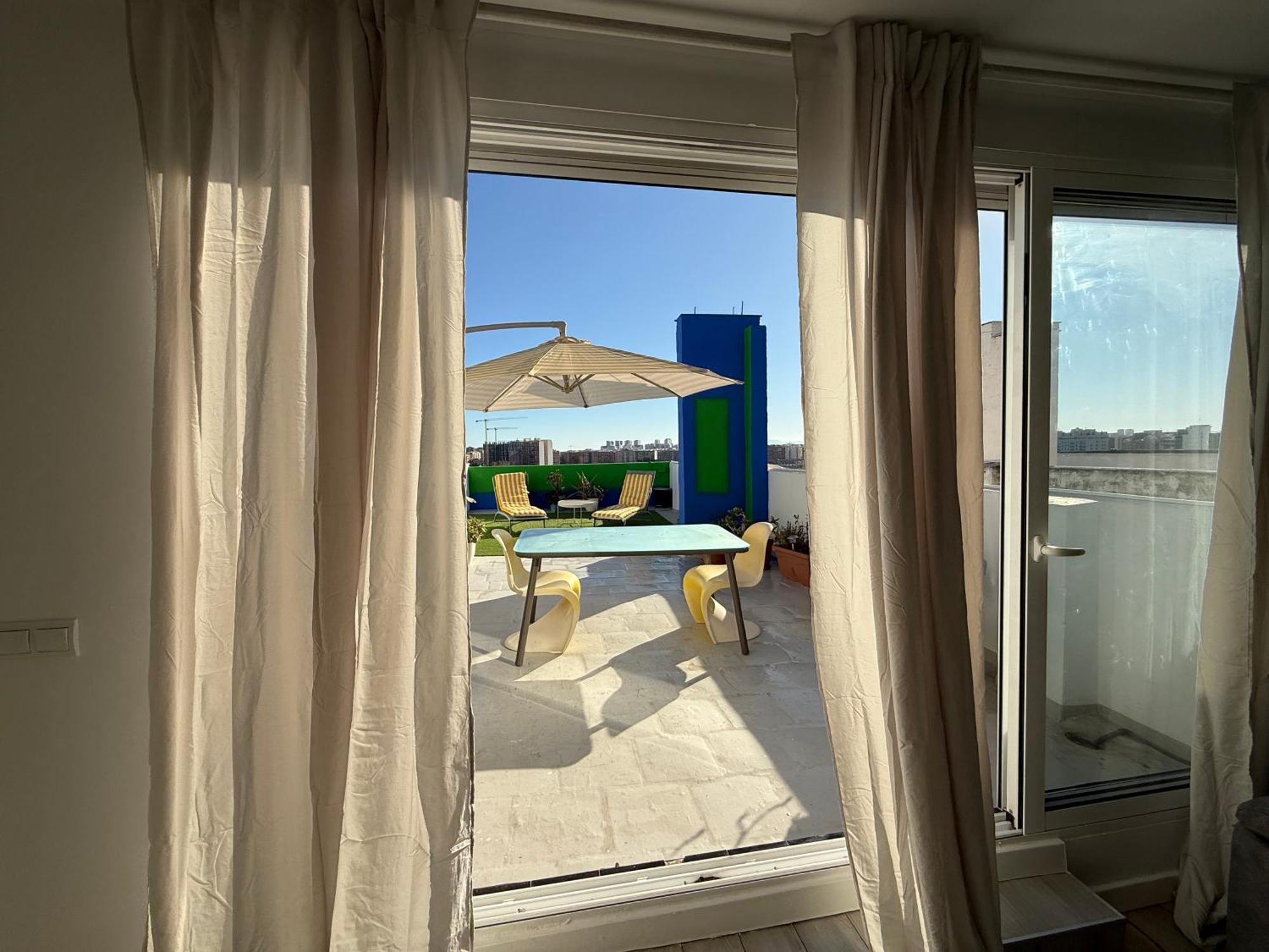 Petite Penthouse With The Sunniest Terrace In Valencia Apartment Ngoại thất bức ảnh
