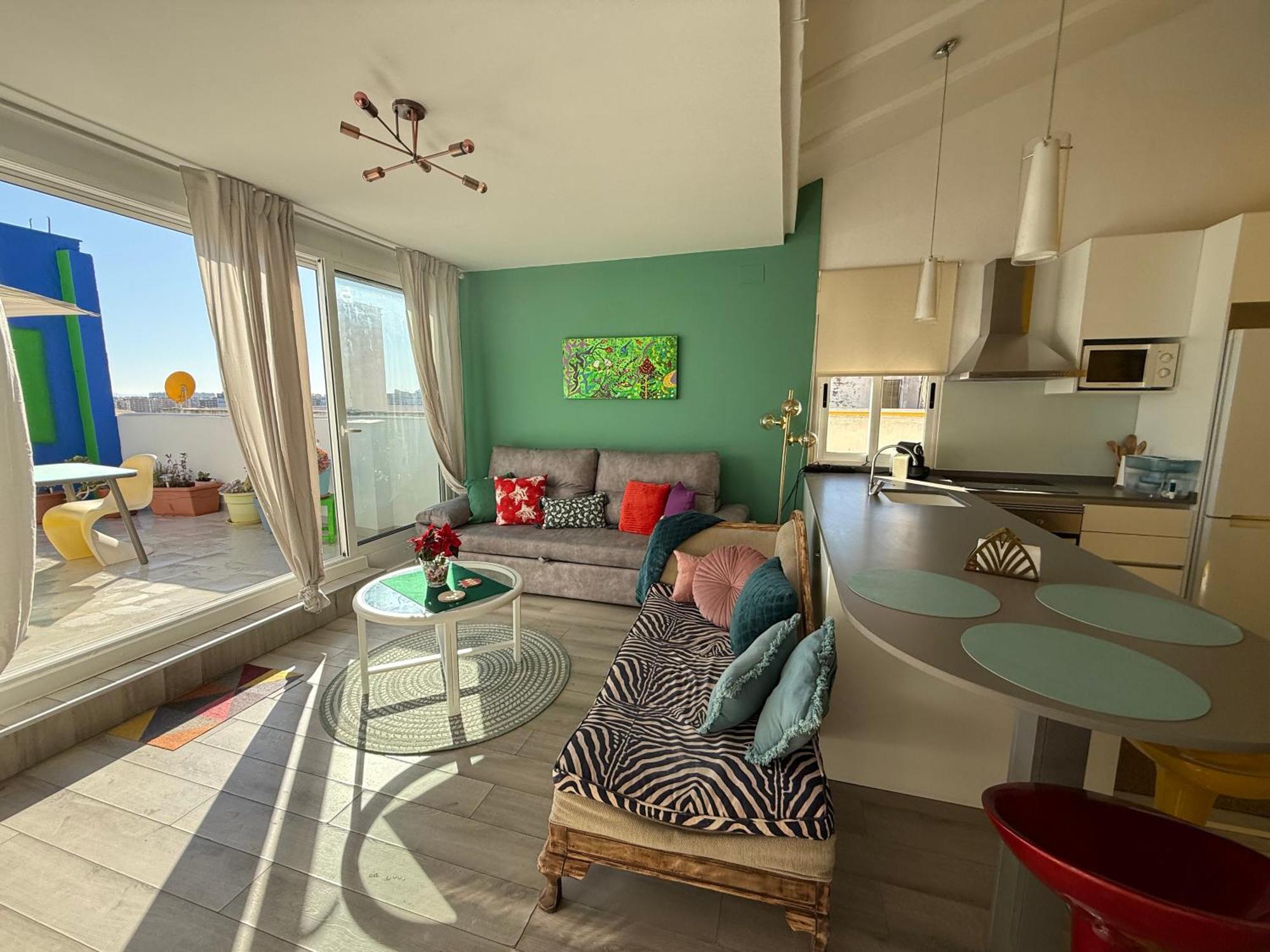 Petite Penthouse With The Sunniest Terrace In Valencia Apartment Ngoại thất bức ảnh